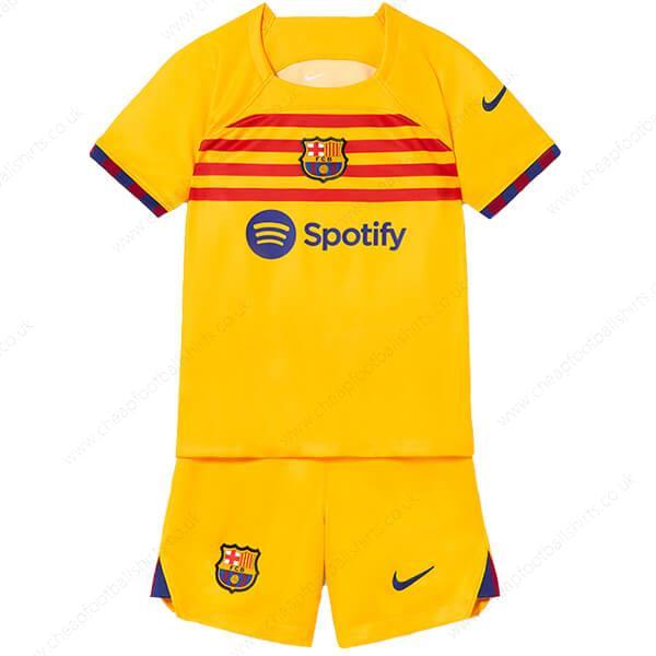 Barcelona Fourth Kids Football Kit 22/23