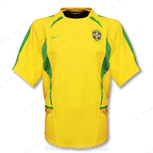 Retro Brazil Home Football Shirt 2002
