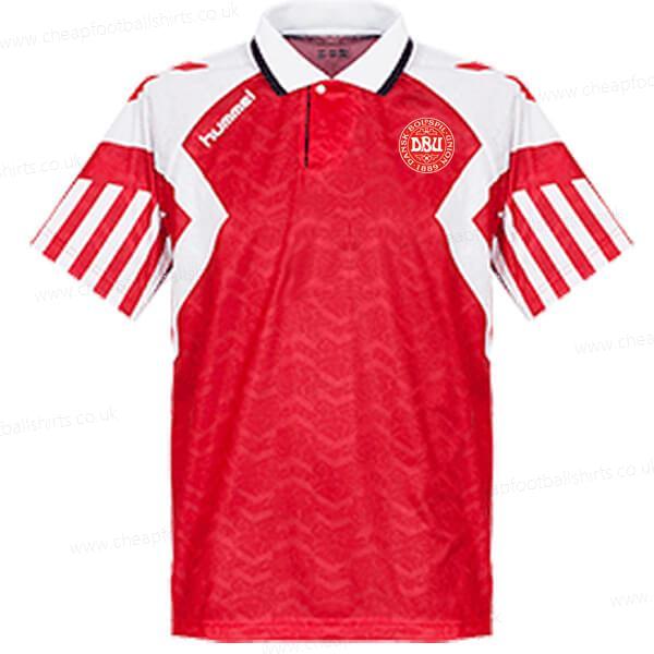 Retro Denmark Home Football Shirt 92