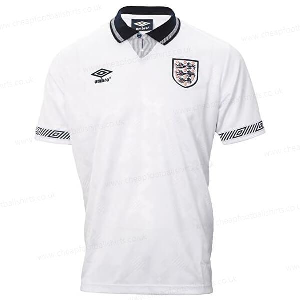 Retro England Home Football Shirt 1990