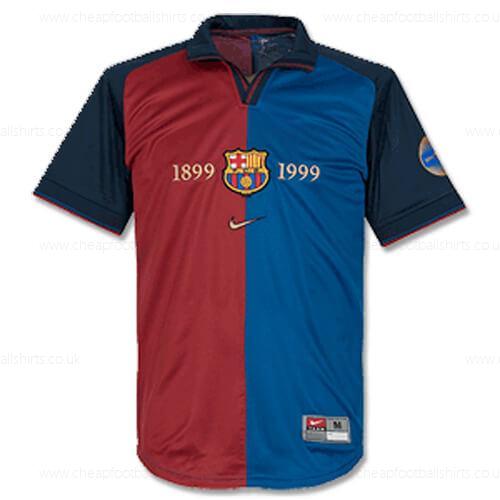 Retro FC Barcelona Centenary Home Football Shirt 1999