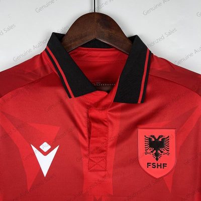 Cheap Albania Home Football Shirt 23/24（UEFA Euro 2024）