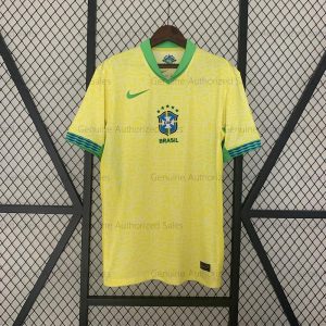 Cheap Brazil Home Football Shirt 24/25