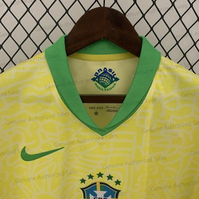 Cheap Brazil Home Football Shirt 24/25