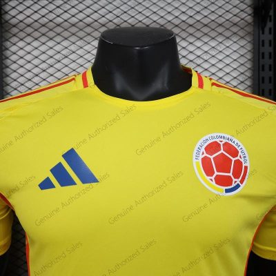 Cheap Colombia Home Player Version Football Shirt 24/25