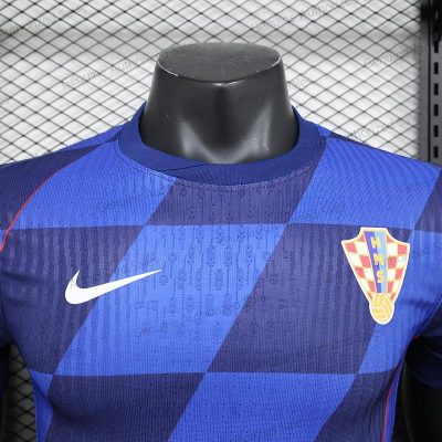 Cheap Croatia Away Player Version Football Shirt 24/25（UEFA Euro 2024）