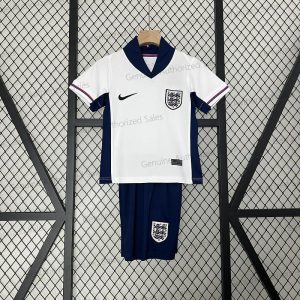 Cheap England Home Kids Football Kit 24/25（UEFA Euro 2024）