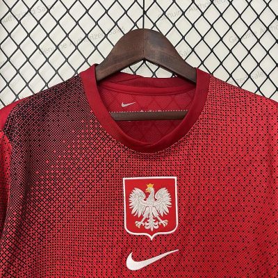 Cheap Poland Away Football Shirt 24/25（UEFA Euro 2024）